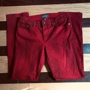 Ralph Lauren red jeans